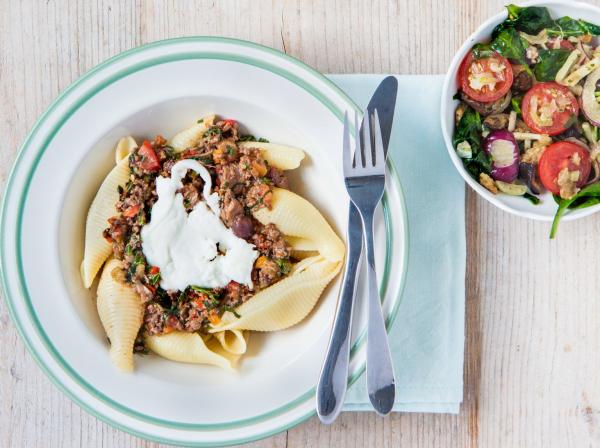 Conchiglioni al ragù