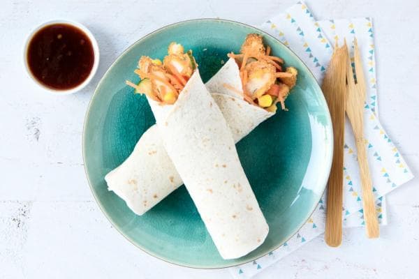 Wrap met krokante kip