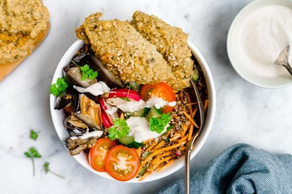 Falafel buddha bowl