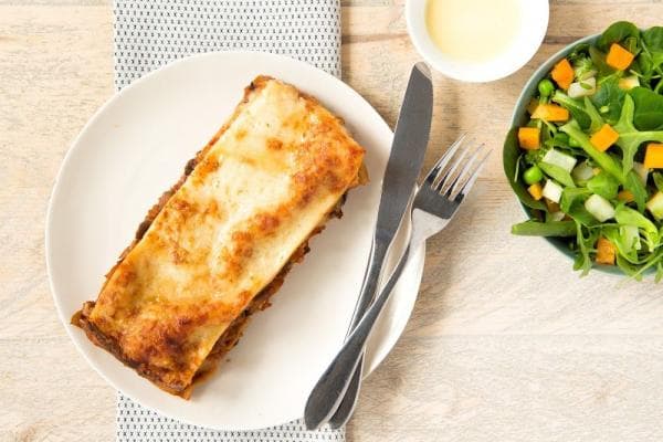 Aubergine lasagne