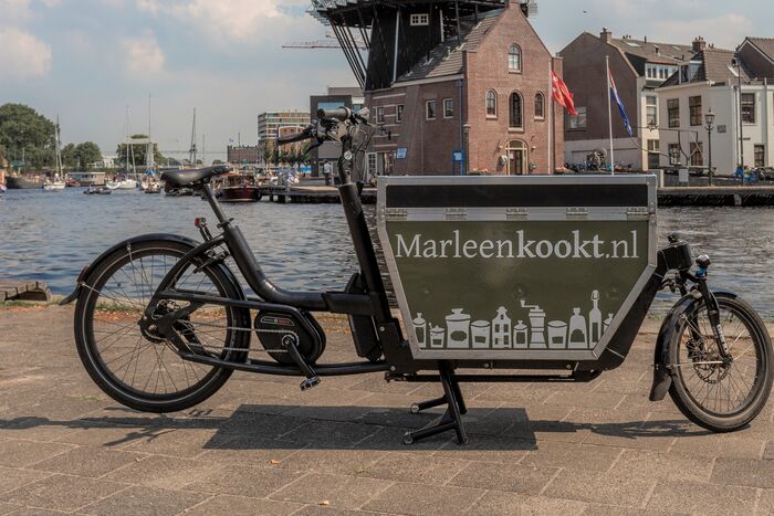 Bezorgd met de bakfiets